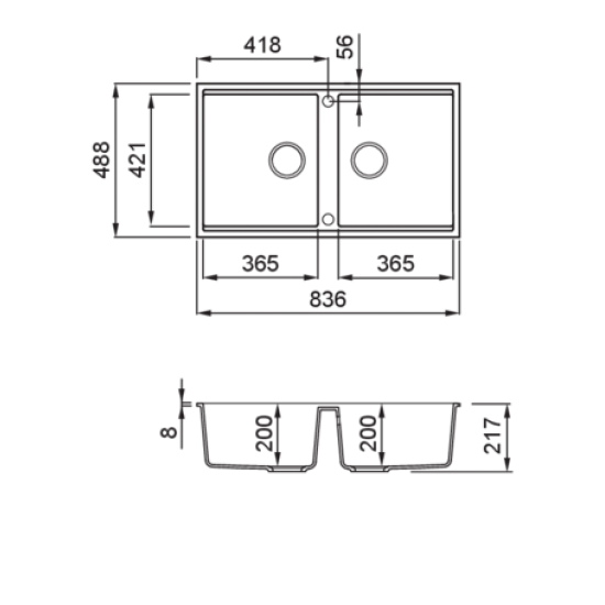 Best 450 Undermount G59 Antracite
