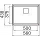 Karisma 105 Undermount G68 Bianco Titano